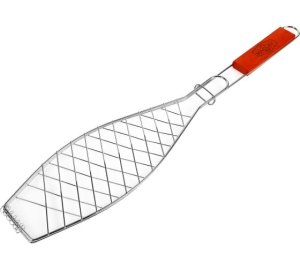 Решетка гриль для рыбы 30 х 12 х 57 см Lux  узкая 120121