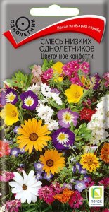 Семена Поиск Смесь низких Цветочное конфетти однолетнее 5гр цв.п