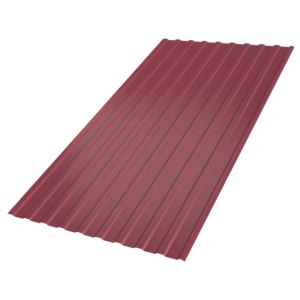 Профнастил С8 0,4*1200*2000мм RAL 3005 (красный)