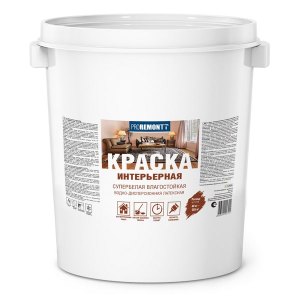 Краска интерьерная влагостойкая PROREMONTT супербелая Л-С 14 кг