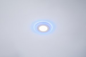 !Панель светодиодная MaxLight LPR 6W 3RM, 3+3Вт, 4000K + синий, 105/75 мм, алюминий, белая
