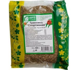 Травосмесь Зеленый угол.0,5кг Спортивная /10шт/уп
