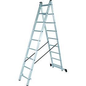 Лестница алюминиевая двухсекционная ЛА 2х8 Новая Высота NV 1220