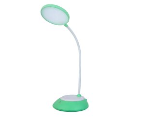 Лампа настольная Ultraflash UF-744 C05 зеленая (LED, 6 Вт, диммируемая)