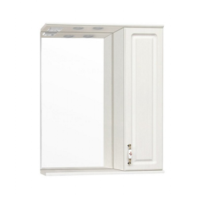 Зеркало-шкаф Олеандр-2 500/С (816*500*185)  РЕЛЬЕФ ПАСТЕЛЬ