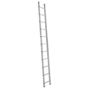 Лестница односекционная алюминиевая 11 ступений Новая Высота NV 1210