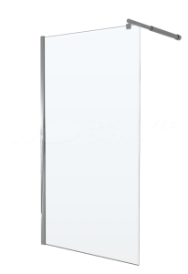 EG6C Душевая шторка EvaGold 110*190, профиль хром, прозрачное стекло