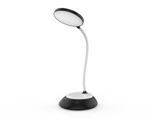 !Лампа настольная светодиодная DE601 BK/WH LED 5 Вт 2800-6500 K черная/белая