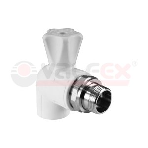 Кран шар. для радиатора угловой 25х3/4" (Valfex)