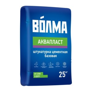 Штукатурка цементная ВОЛМА Аквапласт, 25 кг