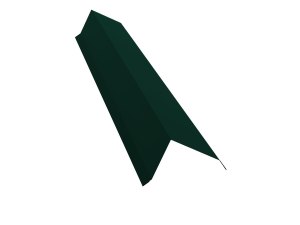 Планка торцевая 95х120 мм PE RAL 6005 (зелёный мох) 0.4 мм (2 м)