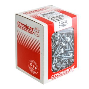 Саморезы для тонк. пластин 4,2x32 белый цинк 750 шт