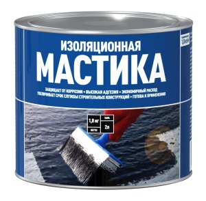 Мастика битумная изоляционная 2л (1,8 кг)